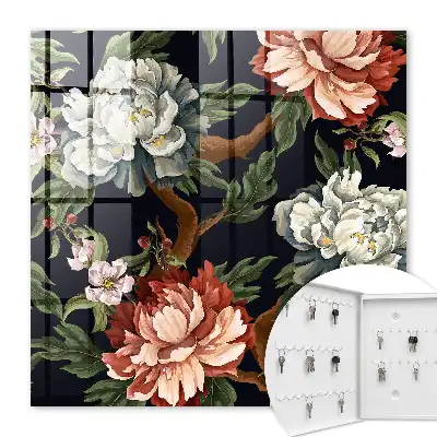 Fleurs de la nature sur fond sombre