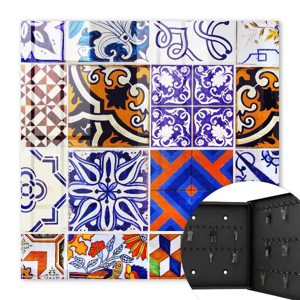 Carreaux décoratifs aux motifs traditionnels colorés