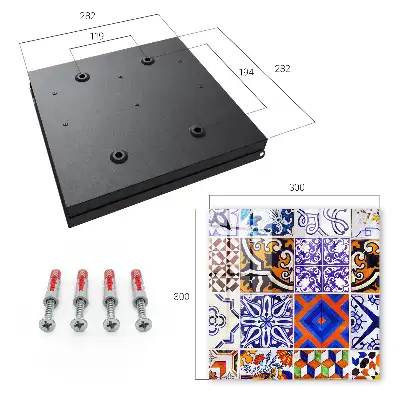 Carreaux décoratifs aux motifs traditionnels colorés