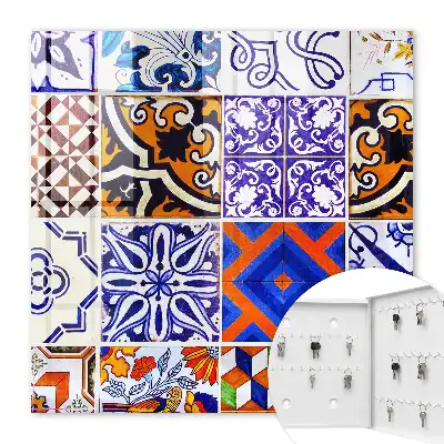 Carreaux décoratifs aux motifs traditionnels colorés