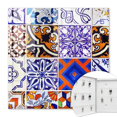 Carreaux décoratifs aux motifs traditionnels colorés