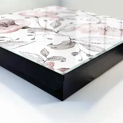 Motif romantique aux teintes pastel délicates