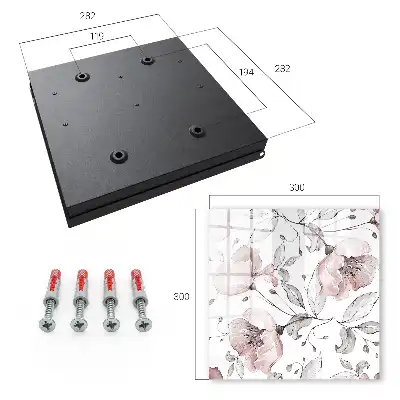 Motif romantique aux teintes pastel délicates
