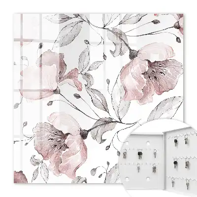 Motif romantique aux teintes pastel délicates