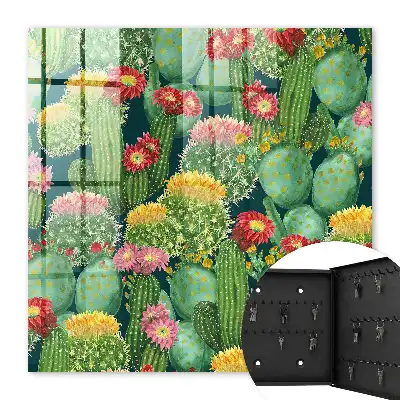 Jardin coloré sur fond sombre