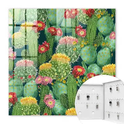 Jardin coloré sur fond sombre