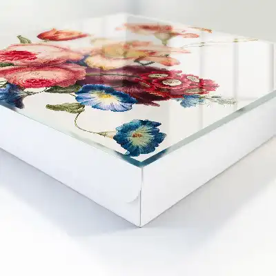 Fleurs colorées aux teintes pastel
