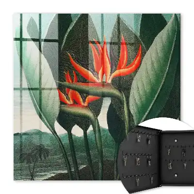 Tableau l'exotisme de la nature en couleurs éclatantes