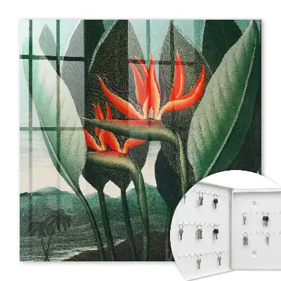 Tableau l'exotisme de la nature en couleurs éclatantes