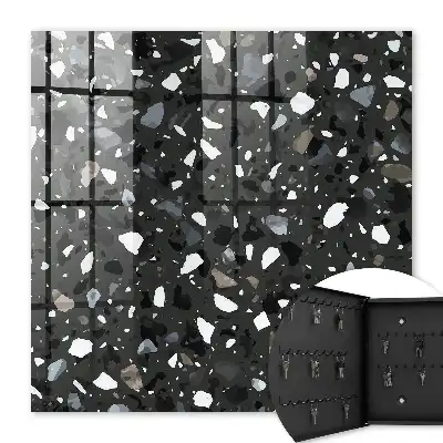 Mosaïque élégante dans des tons de gris