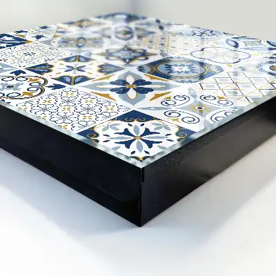 Carreaux colorés dans des tons de jaune