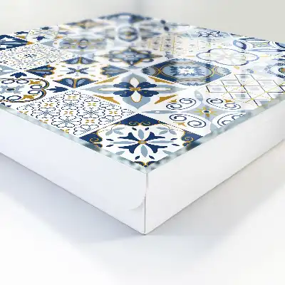 Carreaux colorés dans des tons de jaune