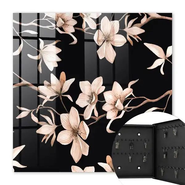 Fleurs crème aux détails subtils