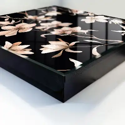 Fleurs crème aux détails subtils