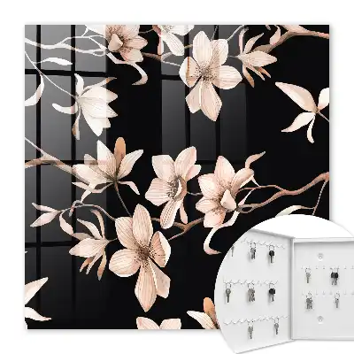 Fleurs crème aux détails subtils