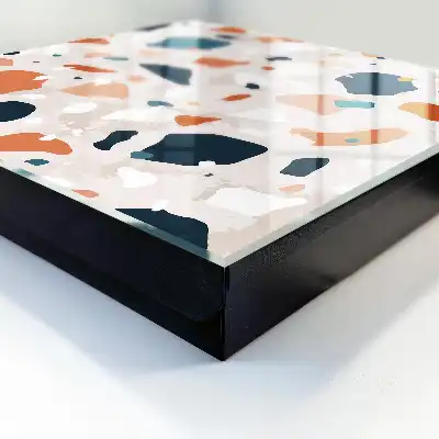 Tableau abstrait aux couleurs éclatantes