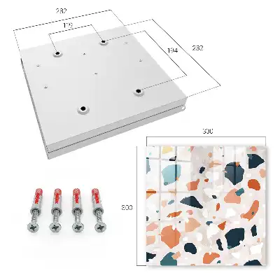 Tableau abstrait aux couleurs éclatantes