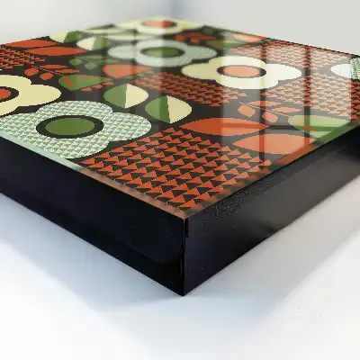 Motifs floraux géométriques joyeux