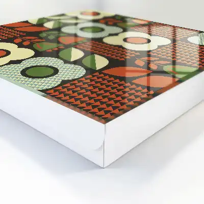 Motifs floraux géométriques joyeux