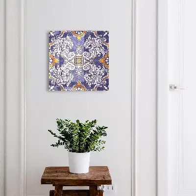 Ornement de plante à motifs