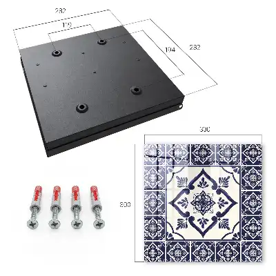 Élégance classique ornée de motifs floraux