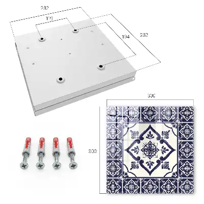 Élégance classique ornée de motifs floraux