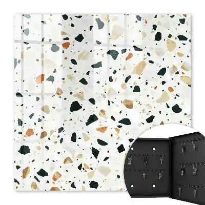 Motif terrazzo aux teintes naturelles