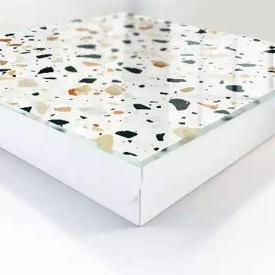 Motif terrazzo aux teintes naturelles