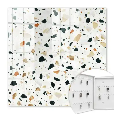 Motif terrazzo aux teintes naturelles