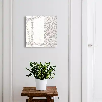 Motif géométrique sur fond blanc