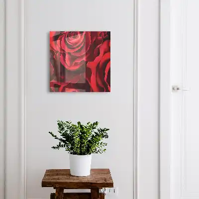 Bouquet de roses rouges décoratif