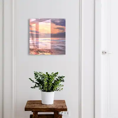 Coucher de soleil sur la mer