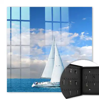 Tableau Aventure en mer ciel et mer