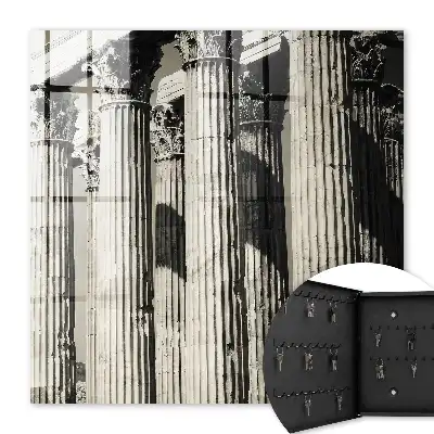 Colonnes antiques sans couleur