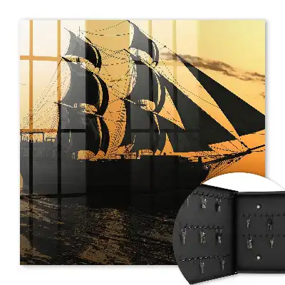 Aventure en mer au coucher du soleil