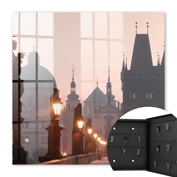 Pont historique au coucher du soleil