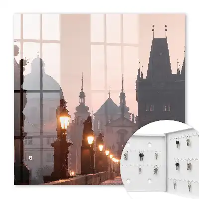 Pont historique au coucher du soleil