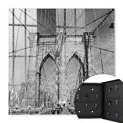 Tableau représentant le pont emblématique en noir et blanc