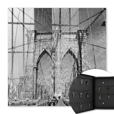 Tableau représentant le pont emblématique en noir et blanc