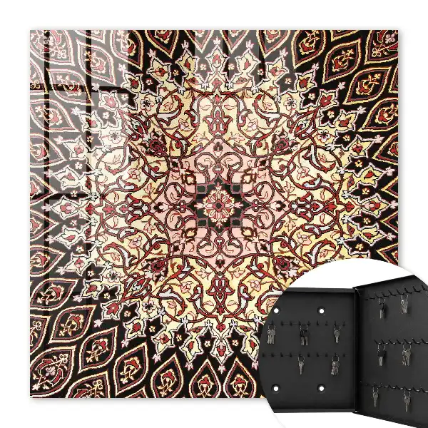 Motifs complexes aux tons chauds