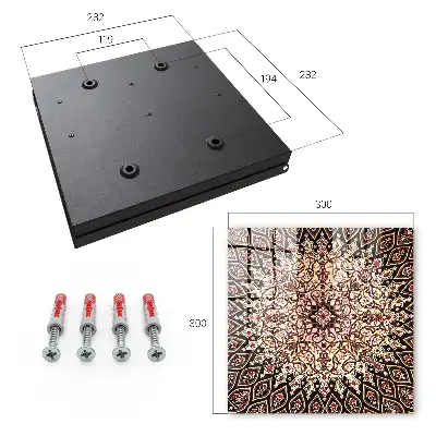 Motifs complexes aux tons chauds