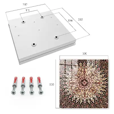 Motifs complexes aux tons chauds