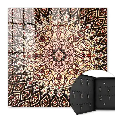 Motifs complexes aux tons chauds