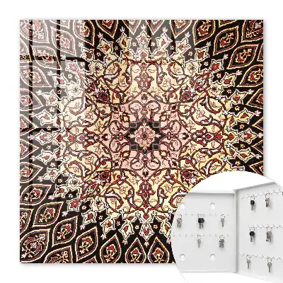 Motifs complexes aux tons chauds
