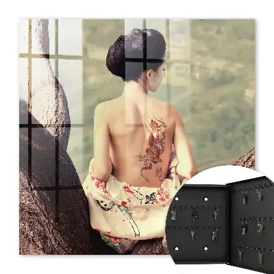 Tatouage temporaire motif arbre harmonieux de la nature