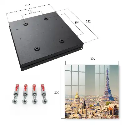 La tour Eiffel en arrière-plan