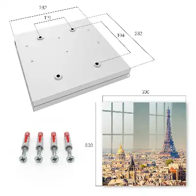 La tour Eiffel en arrière-plan