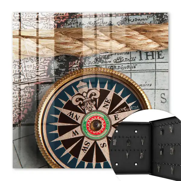 Carte de voyage style rétro