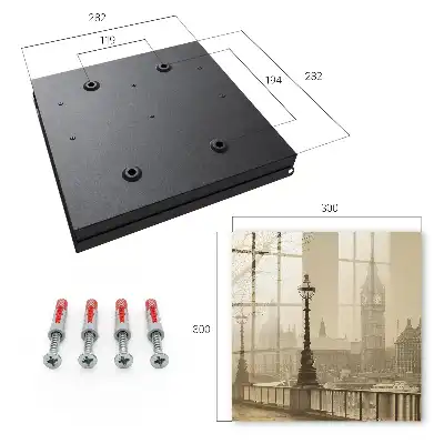 Tableau Londres brumeuse dans le brouillard