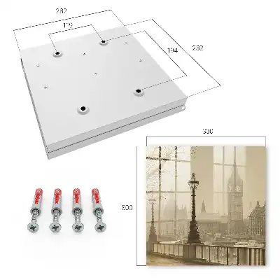 Tableau Londres brumeuse dans le brouillard